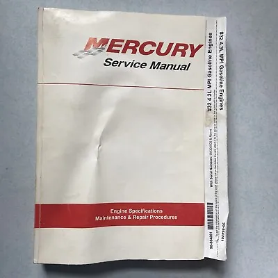 Mercury Marine MerCruiser 90-864261 #32 Service Manual 4.3L MPI Gasoline Engines • $44