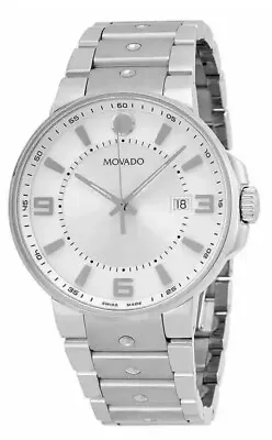 Brand New Movado SE Pilot 40mm Stainless Steel Men’s Watch 0606762 • $795
