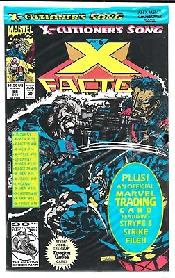X Factor #85..1992 Marvel Comics..Original Bag With Card..X-cutioners Song. • $3.95