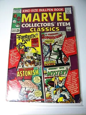 MARVEL COLLECTORS' ITEM CLASSICS  # 1    1965  VG  Spider-Man Ant-Man Thor FF • $23.95