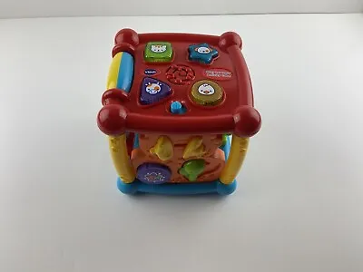 VTech Baby Turn And Learn Cube - 5 Activity Sides With Light Sound And Music • $35.99