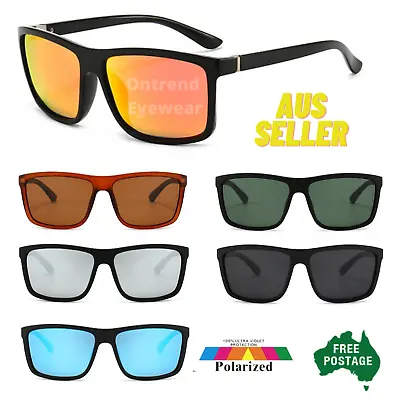 $11.99 • Buy Polarized Sunglasses Mens New Style Driving Sport Glasses Black Blue Red UV + 