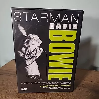 David Bowie - Starman 2 Disc Special Edition DVD & Rare Interview CD | Great Con • £3.99