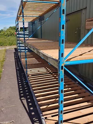 Used Heavy Duty Longspan Racking Shelving 2.4M Long Bays  2.4M Tall 1.2M Deep • £480