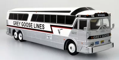 Iconic Replicas 1:87 MCI MC-7 Challenger Intercity Coach: Grey Goose Lines • $24.95