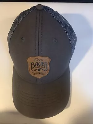 Eddie Bauer Hat Snap Back Adjustable Grey Brown HT 68+22 • $8.37