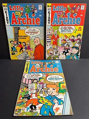 Little Archie #62 #63 #64 VG Giant Size Lot Of 3 Low Grade Archie Comic Books • $5