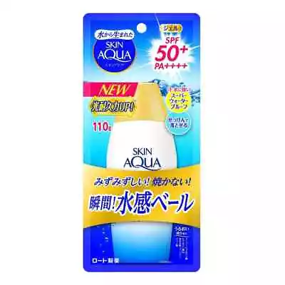 Rohto Mentholatum -Skin Aqua Sunscreen Gel  SPF50+ PA++++ - 110 G -US Seller • $15.45