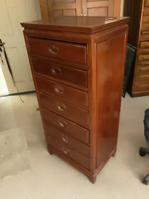 Solid Rosewood Asian Cabinet Dresser In Perfect Condition • $560