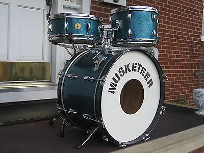 Musketeer Vintage Drum Set Kit ! Made In Japan. MIJ.   Slingerland Copy  . Clean • $599.99