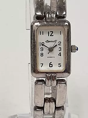 Vintage Ingersol 925 Sterling Silver Ladies Rectangle Bracelet Watch Hallmarked  • £13.50