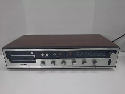 Soundesign 6438 AM - FM Stereo 4 Channel Receiver 8-Track Player Wood Grain • $42.42