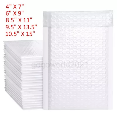 25 - 100 Poly Bubble Mailers Shipping Envelopes Self Sealing Mailing Padded Bags • $13.97