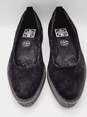 TUK Ankle Strap Pointe Ballet Shoes Black. Women's Size 7. MISSING STRAPS.  • $57.95
