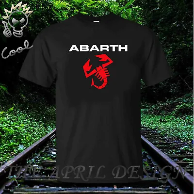 $16.99 • Buy Fiat Abarth Racing Custom Logo Mens T-shirt Sz S-5XL