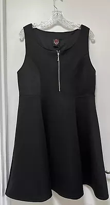 Rebel Wilson For Torrid Black Fit And Flare Scuba Dress Zipper Size 1 Or 14/16 • $25