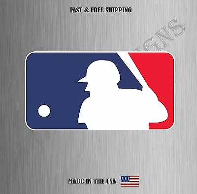 MLB Major League Baseball Logo Vinyl Sticker Decal Car Garage Bumper Laptop Bike • $23.99