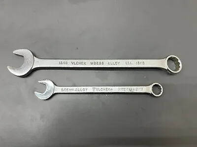 Vintage Vlcheck Combination Wrenches.  13/16  & 9/16 .  Exc. Cond.  Made In Usa! • $10