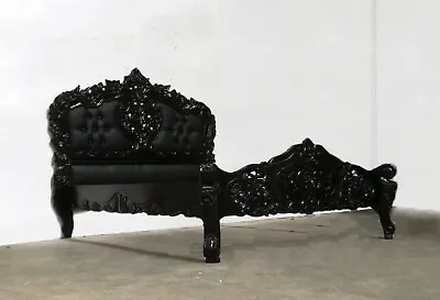 £679 • Buy Rococo Kingsize Rococo Bed Black Hand Made Brand New 