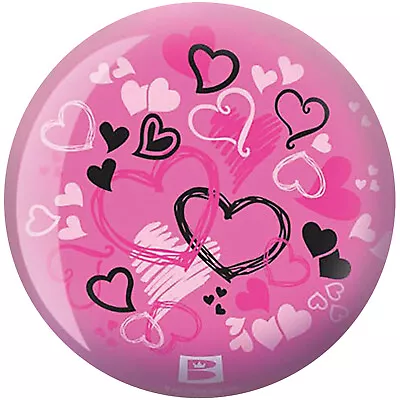 Brunswick Hearts Glow Viz A Ball Bowling Ball • $126.95