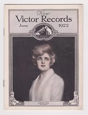 Vintage Hmv New  Victor  Records June 1922 Advertising Jaritza Paul Whiteman • $20