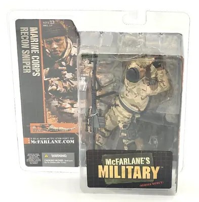 McFarlane Military Marine Corps Recon Sniper African American Action Figure • $44.95