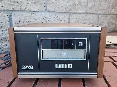 Toyo 8 Track Quad Player Qaudio Vintage 1971 Rare Quadraphonic • $59.99