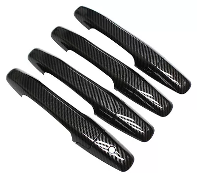 ABS Carbon Fiber Door Handle Cover Trim For Honda Civic 8th Gen 2006-2011 • $14.99