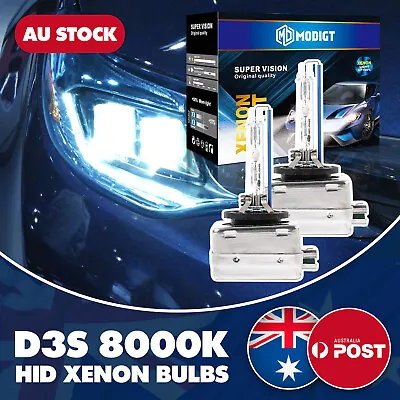 2x D3S Xenon Bulbs VW GOLF MK7 R & GTD Bi Headlight REPLACEMENT LED 8000K • $48.88