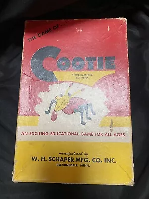 Vtg 1949 Cootie Game Schaper Original Box  W.H. Schaper • $14.95