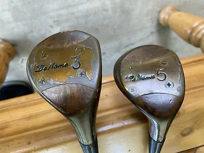 $40.08 • Buy 2 Very Nice Vintage Personalized 3 & 5 Woods Initial J.D.D.One Of Kind