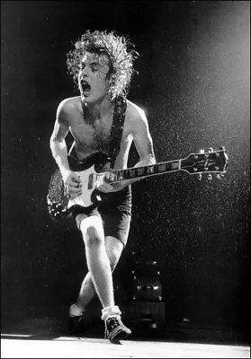 Ac/dc Poster Page . Angus Young . 1979 Manchester Apollo Concert . Cg9 • £14.99