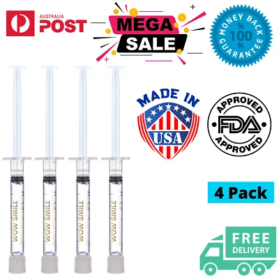 Teeth Whitening Gel Refill 4x3ml 18% Carbamide Professional Grade • $19.95