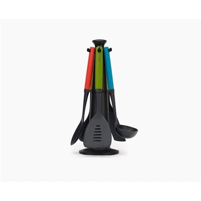 $35 • Buy Joseph Joseph - Duo 5pc Utensil Carousel Set Multicolour