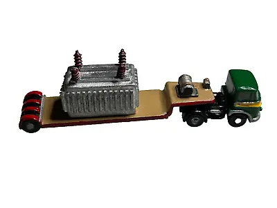 N Gauge HAND-PAINTED 1:148  Foden 24T Tractor Unit +36' Dyson Lowloader + Load • £25.99