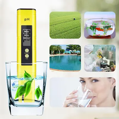 £10.04 • Buy High Accuracy Digital PH Meter Tester For  Pool Water Aquarium Wine Hydroponic 