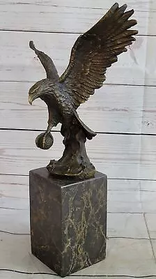 Hand Made American Bald Eagle By Milo Bookend Book End Museum Quality Bronze • $299