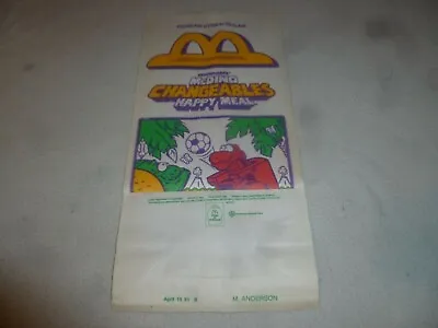 Vintage Mcdonalds Nos Happy Meal Bag 1991 Mcdino Changeables Dino Transformers  • $9.99