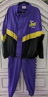 VTG Camel Smokin Joe's Racing Nascar Nylon Windbreaker Suit 90's Jacket Size XL • $129.99