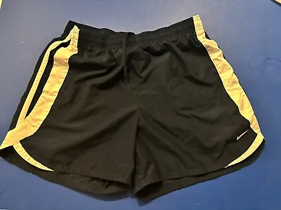 Vintage Nike Unisex Medium Mini Swoosh Above Knee Lined Running Shorts • $10