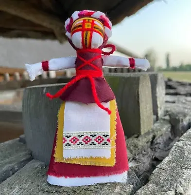 Ukrainian Author's Motanka Collectible Traditional Amulet Handmade Doll#9💙💛 • $24.50