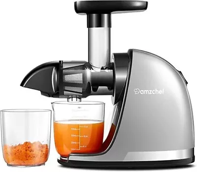 AMZCHEF Slow Masticating Juicer Machine ZM1501 - Grey *2 • £59.99