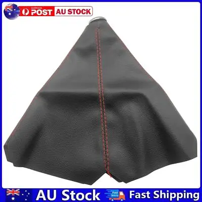 AU Universal PU Leather Gear Shift Collar Shifter Stick Gaiter Boot (Red) • $9.59