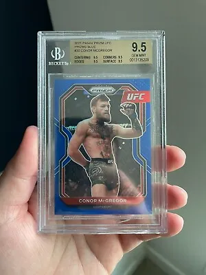 Conor McGregor Blue Prizm /199 - 2021 Panini Prizm UFC Debut #30 - BGS 9.5 GM • $299.99