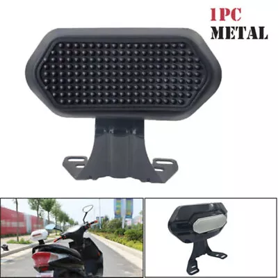 Motorcycle Rear Lazyback Backrest Passenger Seat Back Moped Bike Back Rest Pad • $26.24