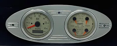 1932 Ford Car 2 Gauge Dash Panel Gps Quad Style Tan • $410