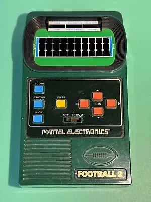 Vintage 1978 Mattel Electronics Handheld Game Football II 2 (Parts/Repair) • $12.99
