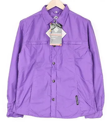 TUCANO URBANO Fester Men Jacket S Purple Moto Windproof Lined Shacket Overshirt • $46.93