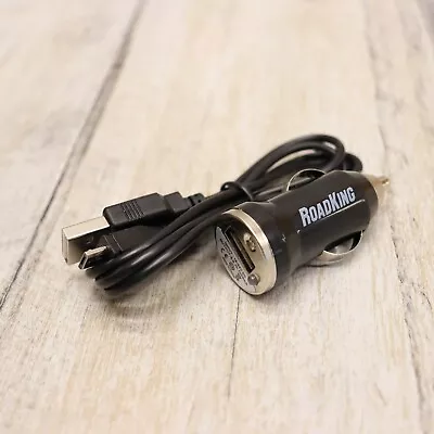 Car Charger & Cable For RoadKing Wireless Bluetooth Headsets USB To Micro USB • $7.99