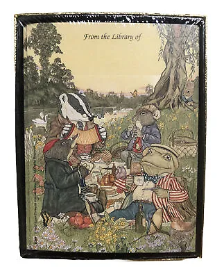 30 Vintage Antioch Decorative Bookplates Wind In The Willows Picnic New In Box • $30